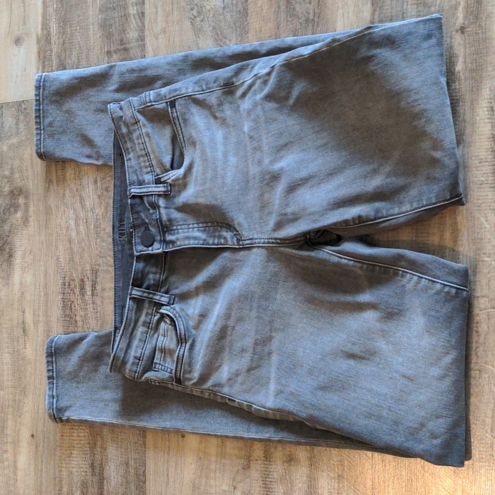 Kut From The Kloth High Rise Toothpick Skinny Ankle Gray Wash Denim Jean 4